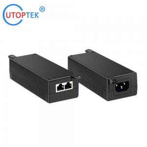 China 10/100/10000Mbps 30W Gigabit Standard POE Injector ieee802.3af/at PoE data & power:100meters for Cameras wireless AP supplier