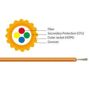 Air Blown EPFU Cable with Groove Surface for Standard Drum Length 4km Or 6km