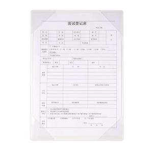 China Magnetic A4 Document Holder Four Corners Insert Direct Writing File Holder OEM supplier