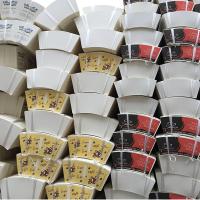 China FDA Custom Logo Single PE Coated Stock Paper Cup Raw Material on sale
