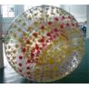 China Football Inflatable Yard Toys 0.65-0.9mm PVC / TPU Land Human Zorb Ball Sport Entertainment wholesale