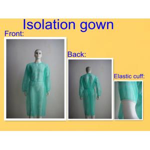 Hospital Disposable Medical Gowns SMS PP Material With Round Neck