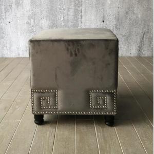 China Square Bedroom Fabric Bench , Folding Ottoman Bench Seat supplier