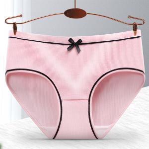 Ladies Underwear Cheap Sexy Seamless Low Rise One-Piece Ice Silk Panties