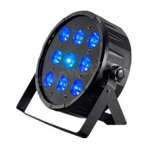 China 9*10W RGBWFlat Slim LED Par can 8CH Easy Dancing Par Lights , Plastic Housing Dj Led Par Light supplier