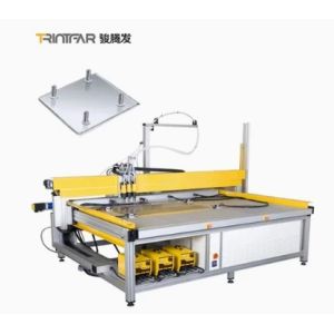 China Automatic control robotic material handling and welding machine for thin plate metal workshop with stud welding function in a fully automated production line wholesale