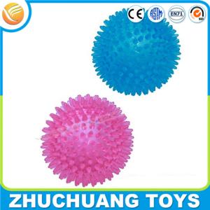 China wholesale pet spike squeaky dog toys ball supplier
