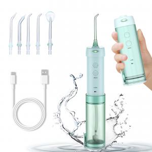 Oral Irrigator Detachable Water Flosser Portable Dental Water Jet Waterproof Teeth Cleaner 5 Nozzle 5 Modes UV IPX7 NEW