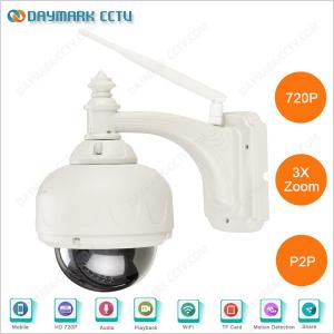 China 720p 4X Auto zoom mini speed dome camera with night vision supplier