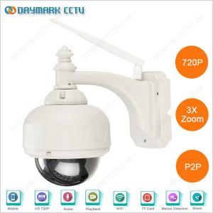 China 720p plug and play 4x auto zoom pan tilt wifi ip camera outdoor supplier