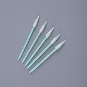 China Thin Pointed Head Cleanroom Mobile Phone Cleaning Foam Swabs supplier