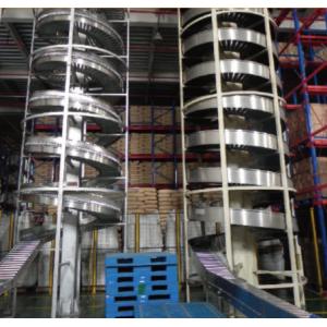 China High Speed Spiral Elevator Conveyor For Food Filling Production Line supplier