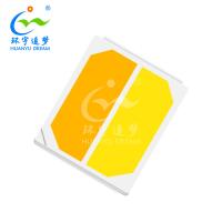 China 2835 Amber SMD LED Chip Bi Color 1700-1900K White 6000K-7000K on sale