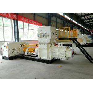 China Used Semi Automatic Block Making Machine Vacuum Extruder For Clay Mud Soil Fly Ash supplier