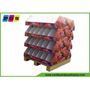 China Retail 2 Side Pallet Paperboard PDQ Display For Promotion PA044 supplier