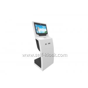 China 110V/220V Self Service Kiosk , Self Check In Kiosk With Face Recognition Camera supplier