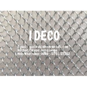 China Decorative Cascade Coil Metal Drapery, Coil Mesh Drapes, Chain Link Spiral Woven Curtains, Fireplace Screens wholesale