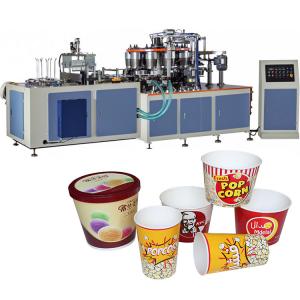 China 28-190oz Large Popcorn Cup Making Machine Soup Take Away Box Making Machine supplier
