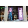 China P16 P20 Outdoor Transparent LED Display Screen , Transparent Window Display Ultra Thin wholesale