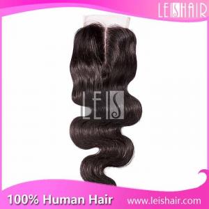 China Brazilian middle part lace closure hair for black women supplier