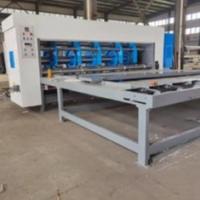 China Semi Auto Rotary Carton Box Slotter Machine 1900mm Width Paper Box Making Machine on sale