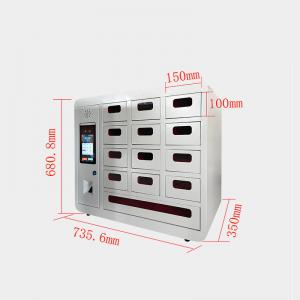 China Smart Cell Phone Charging Station Lockers For Class Camp Security supplier