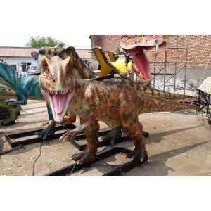 China Soft Silicone Rubber Animatronic Dinosaur Ride On Site Installation Available supplier