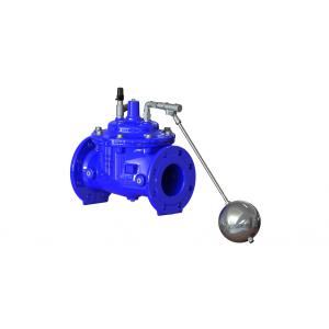 Red / Blue Float Operated Valve , Ductile Iron Water Trough Float Valve