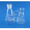 China high quality customized quartz Erlenmeyer glass flask ,quartz conical lab glass flask grinding mouth wholesale