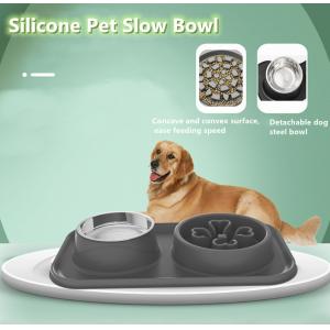Slow Feeder Food Puzzle Dog Bowls with Lick Mat