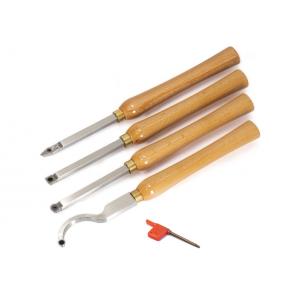 4pcs DIY Mini Carbide Tipped Wood Lathe Turning Tools Combo Set