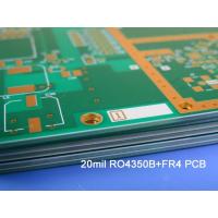 China Rogers 4350 Blind Via Mixed Signal PCB 6 Layer For Digital Satellite Receiver on sale