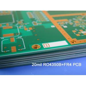 China Rogers 4350 Blind Via Mixed Signal PCB 6 Layer For Digital Satellite Receiver supplier