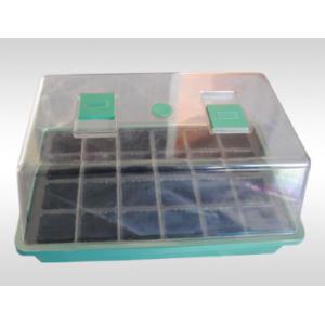 PP / PS Garden Mini Greenhouse Plastic Seeds Propagation Nursery Pots with Breeding Tray for Kits