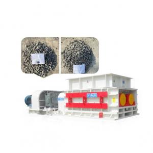 China Limestone Crushing Roll Crusher Machine 50-100 TPH Output For Small Mines supplier