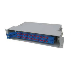 24port 2U ODF Fiber Optic Distribution Box with Welding Module Tray