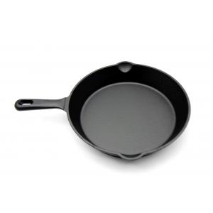Round Cast Iron Non Stick Frying Pan 8-10 Inches For High Heat Cooking