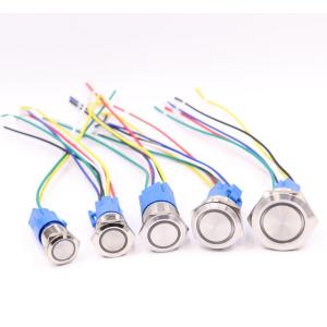 China 16MM Waterproof Metal Switch Button Wire Electronic Turnbuckle Cable ON-OFF Harness for Wire Harnessing supplier