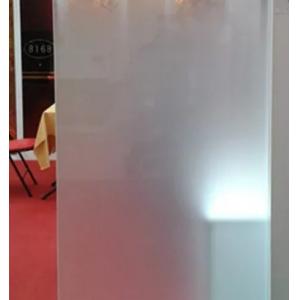 Artistic/Milk-White Frosted Glass Used for Shower Room Partition with Fine Privacy