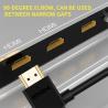 90 Degree Left High Speed HDMI Cable 24K Gold Plated Male To Male 1.5m 1m 4K