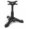 China Bistro Table base Black Ornamental Iron Parts Table base Solid Cast Iron Table leg wholesale