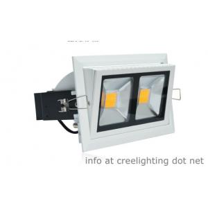 38W LED Downlight  80 Lm/W 2pcs COB Epistar 100-240V AC