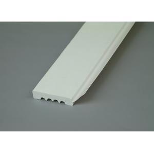 China Moisture Proof Foam Decorative Moldings , 8ft Length White Garage Door Stop supplier