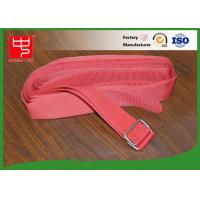 China High Tenacity Nylon Webbing Straps /  Cinch Straps With Metal Buckle on sale