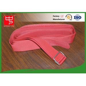 China High Tenacity Nylon Webbing Straps /  Cinch Straps With Metal Buckle supplier