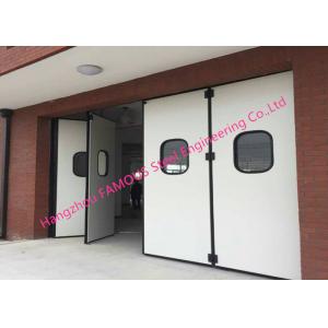 China Aluminum Seal Accordion Doors Multi Panels Hinged Industrial Garage Doors Folding For Warehouse supplier