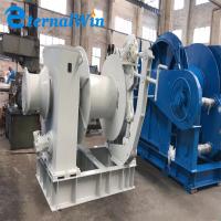 China 500Kn Marine Boat High Speed Hydraulic Winches With Double Drums on sale