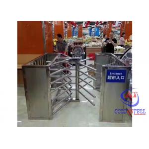 RFID LED Ditector Half Height Gate Turnstile Electronic Counter For Store Supermarket Toilet