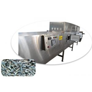 60KW Electronic Automatic SUS304 Microwave Dryer For Drying Black Soldier Fly Larva Meal Worms