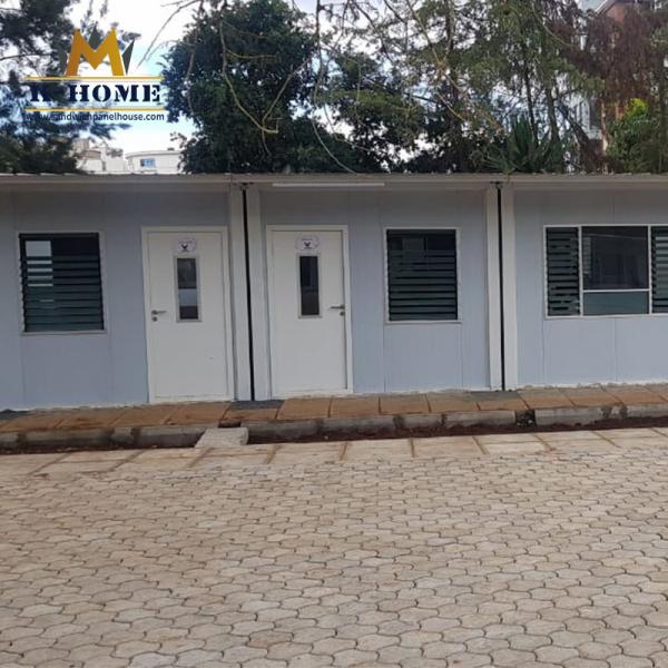 Prefabricated Portable Container House Flat Pack Steel Frame Sandwich Panel